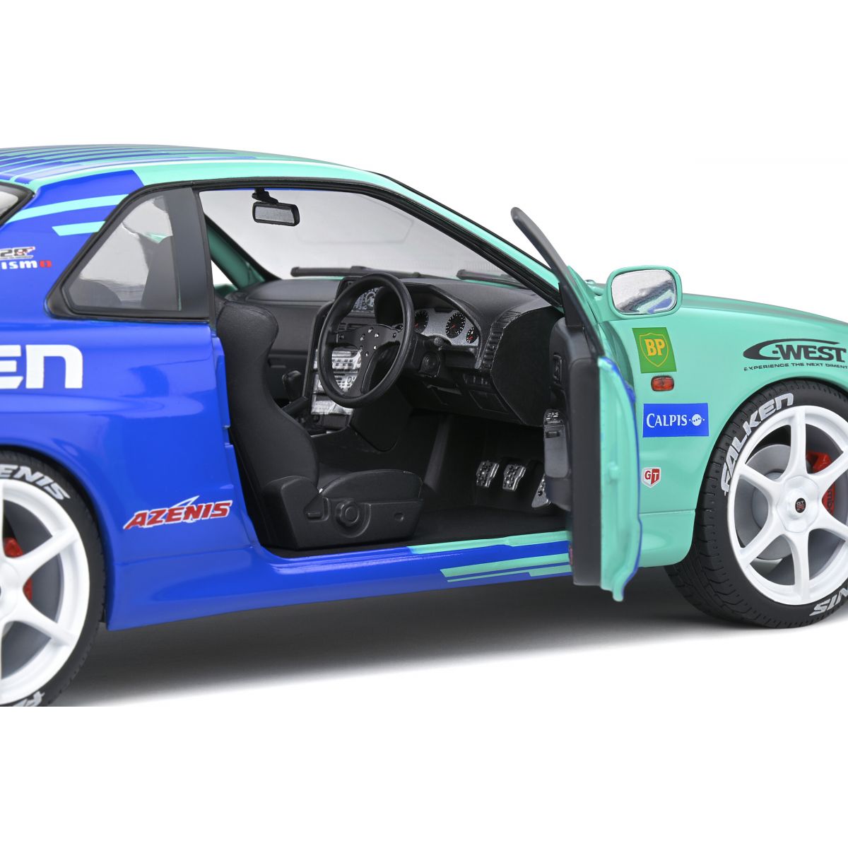 Ebbro 44481 FALKEN Nissan Skyline GT-R R34 #.44 Nurburgring