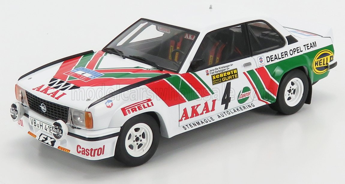 ミニカー　1/18 オペル アスコナ 400 1981年 International Sachs Rally J-O.Kristiansen/F.Hartwigsen #4 [5370] OPEL - ASCONA 400 AKAI N 4 RALLY WINTER INTERNATIONAL SACHS