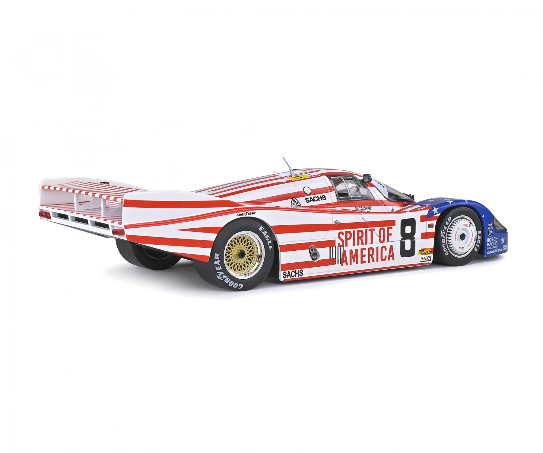 Porsche 956 blue / red # 8 