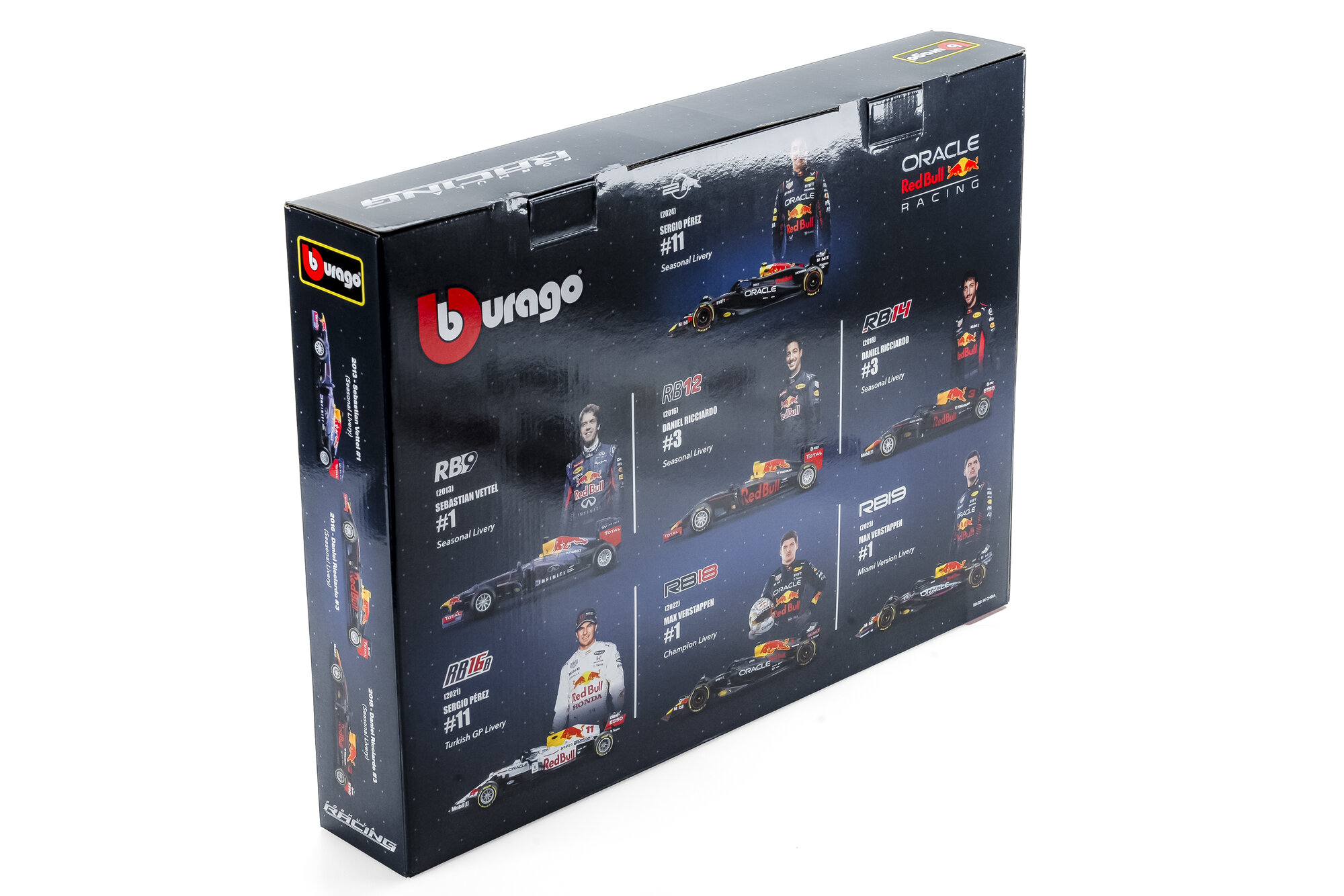 Red Bull 7 Car Set: Red Bull Racing + Max Verstappen | Modelsnavigator.com