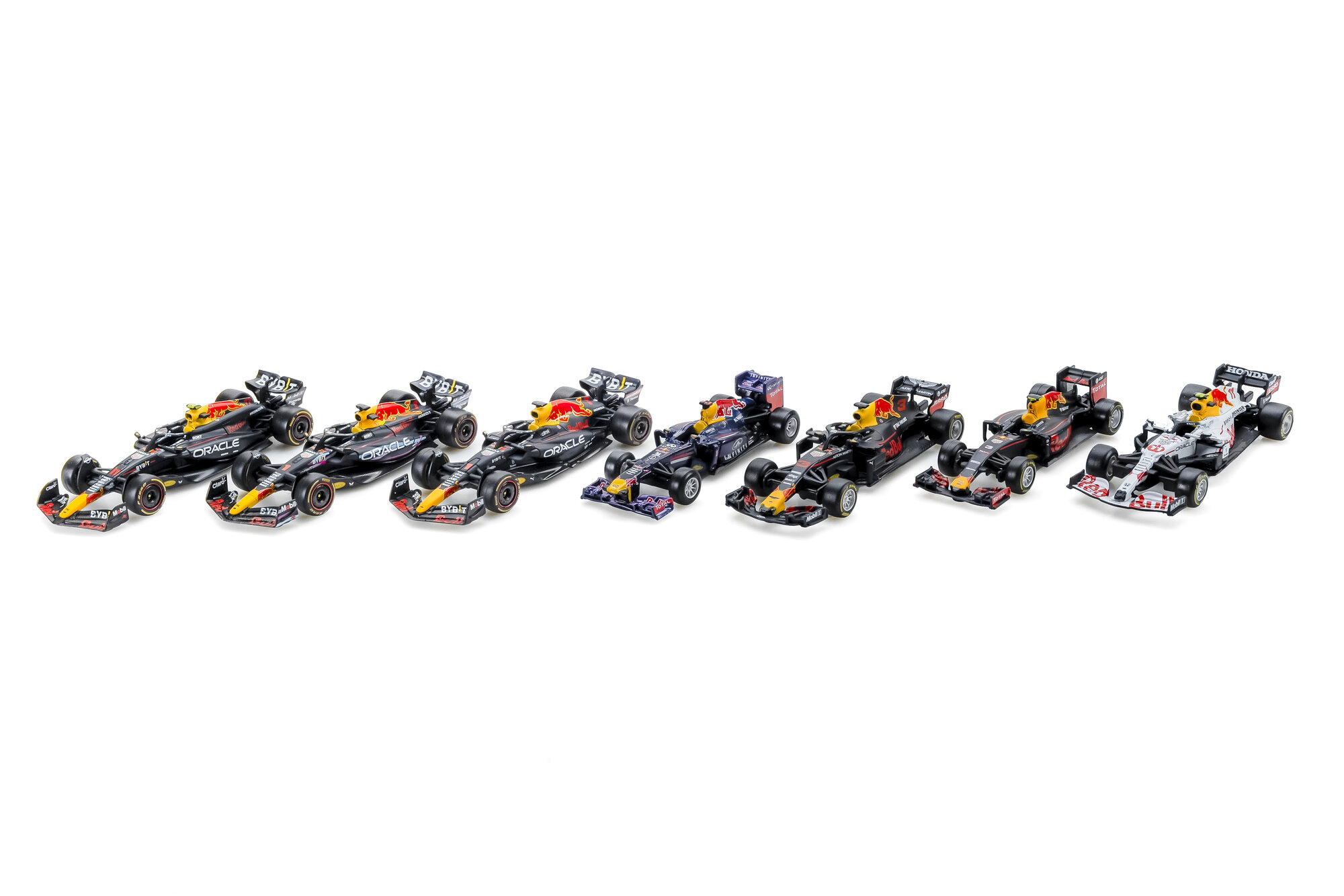 Red Bull 7 Car Set: Red Bull Racing + Max Verstappen | Modelsnavigator.com