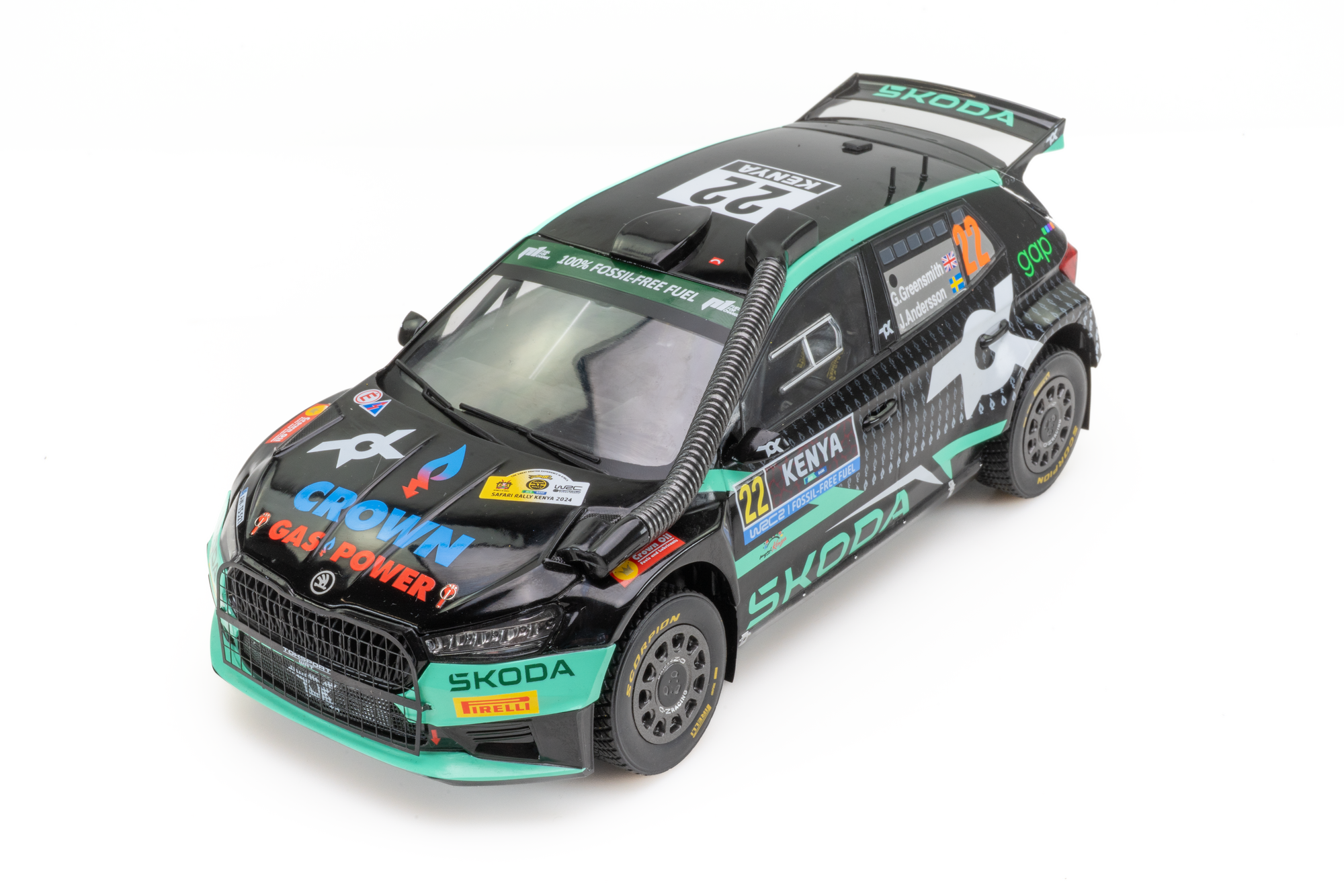 Skoda Fabia Rally2, WRC, Safari Rallye Kenia, 2024, #2