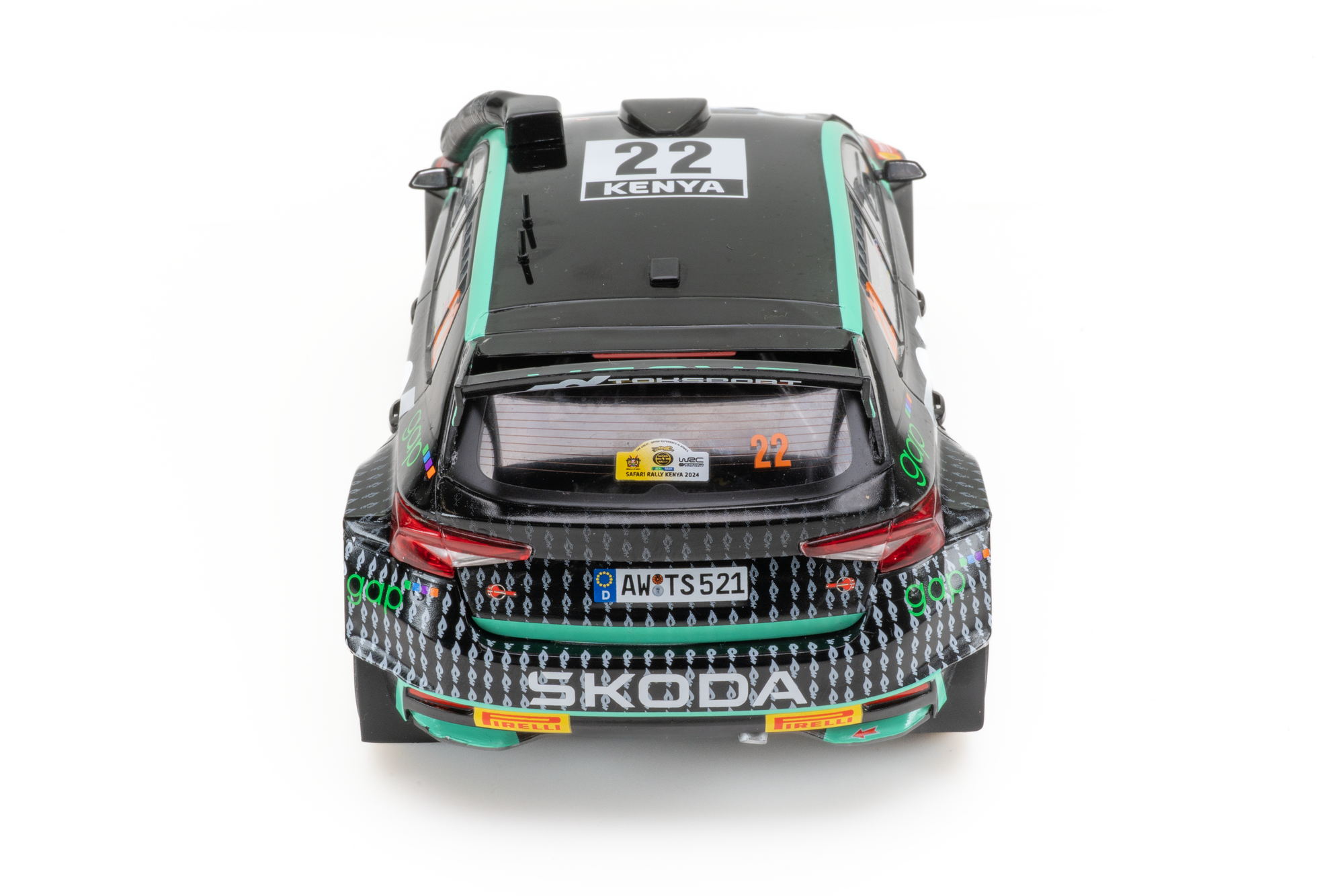 Škoda Fabia Rally2, No.10, Wagner, Barum rallye 2024 1:43 IXO | Sběratelské modely aut