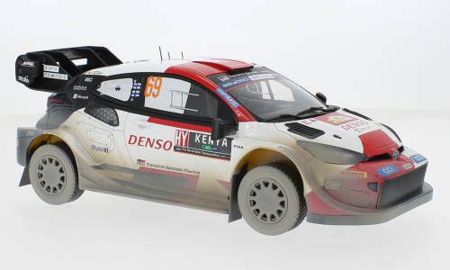 Toyota GR Yaris Rally1 #69, Rovanperä/Halttunen, vítězové Safari Rally 2024, 1:18 Ixo Models 18RMC206
