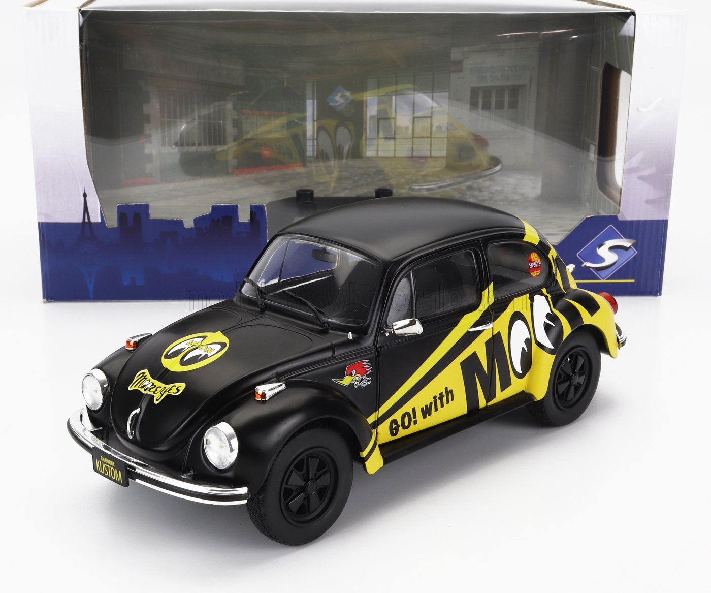 【名入れ無料】 VOLKSWAGEN - BEETLE 1303 MOONEYES 1974 | Modelsnavigator.com フォルクスワーゲン