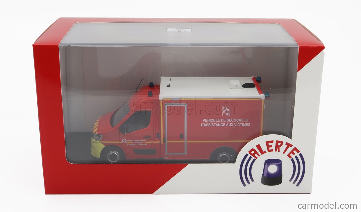 Renault Master Pompier Sdis 47 – Alerte 1/43 – Miniature Neuve