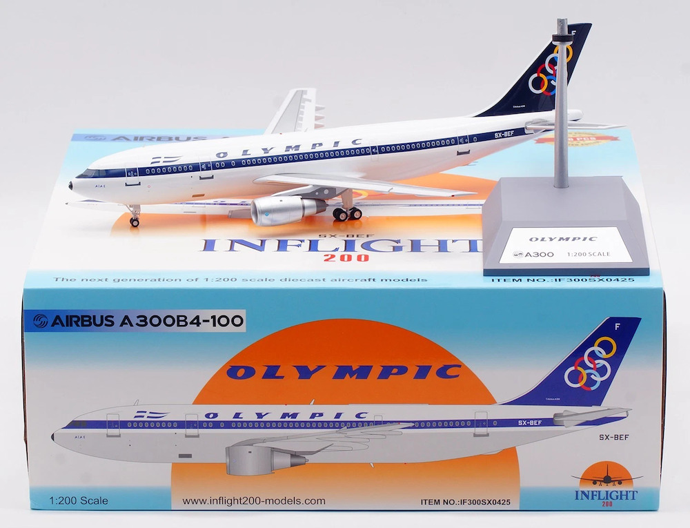オリンピック エアバス A300 1/200 Airbus A300-B4 Olympic Airways | Modelsnavigator.com