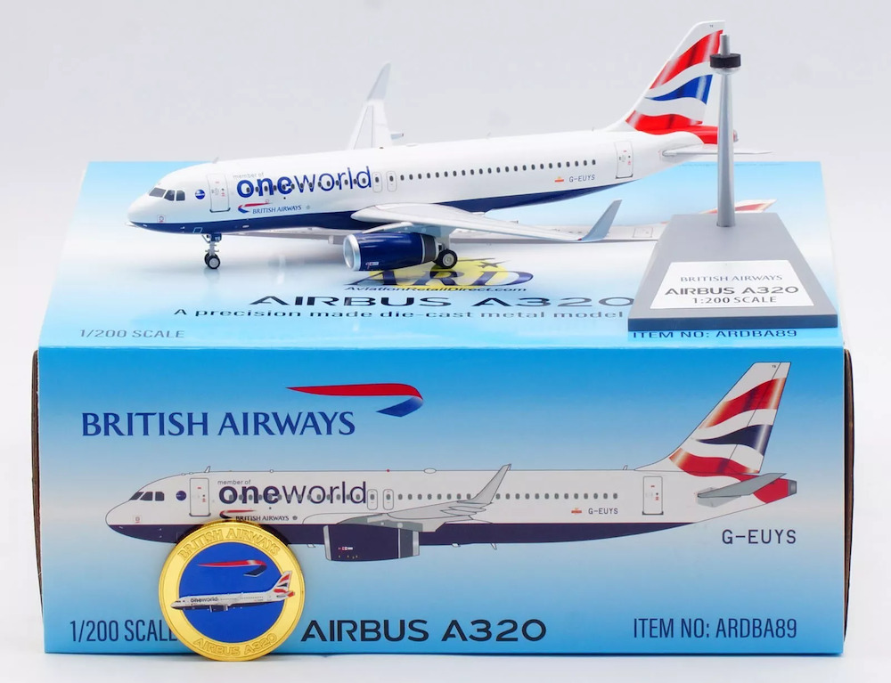 BritishAirways｜エアバス A320　1 / 200｜Gemini ScaleModelStore.com :: JC Wings 1:200 - SA2058 - British