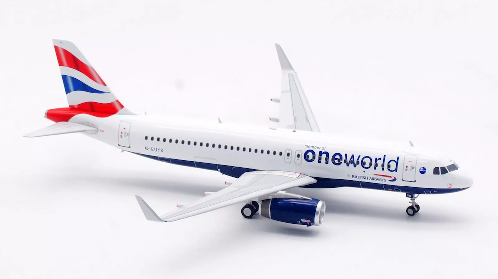 BritishAirways｜エアバス A320　1 / 200｜Gemini British Airways Airbus A320-200 Reg# G-EUYV G2BAW424 Gemini