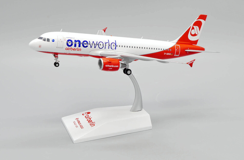 エアベルリン A320 D-ABNW 1/400 German Air Berlin A320 D-ABNW aircraft model On Scale 1:400