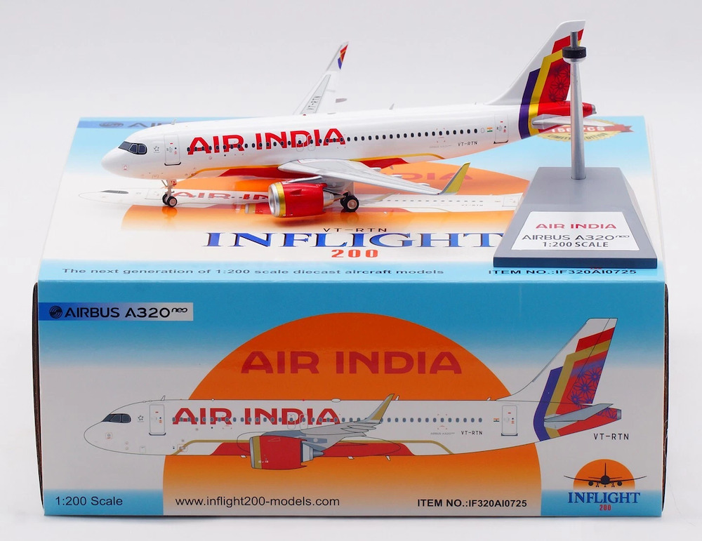 エアインディア A320neo VT-EXK 1/200 Amazon.co.jp: Jcwings エアインディア A320neo VT-EXK 1/200