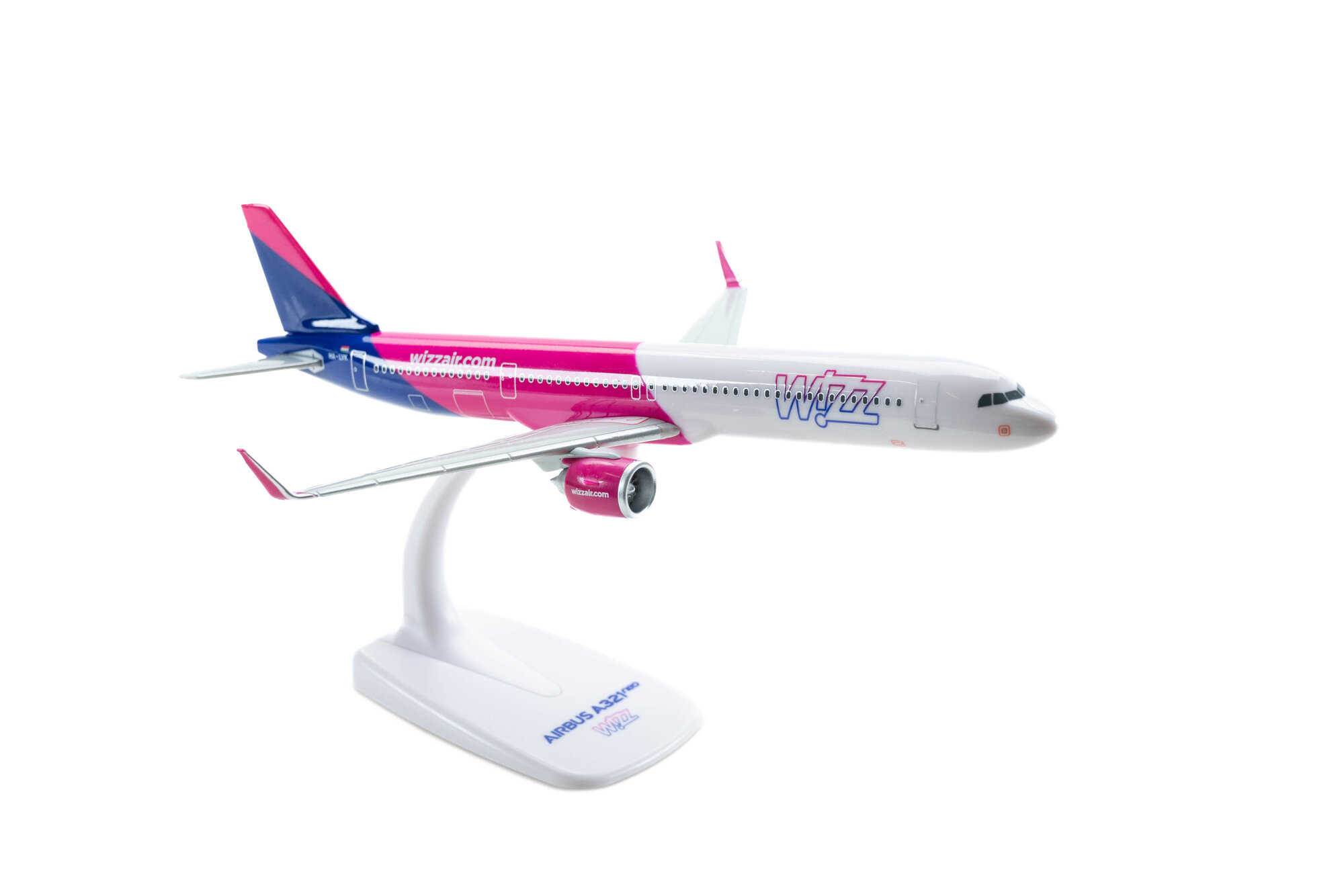 Modellino Aereo Limox Airbus A321neo Wizz Air HA-LVK Scala 1:200 – Dettagliato E Già Montato Con Supporto – Per Collezionisti