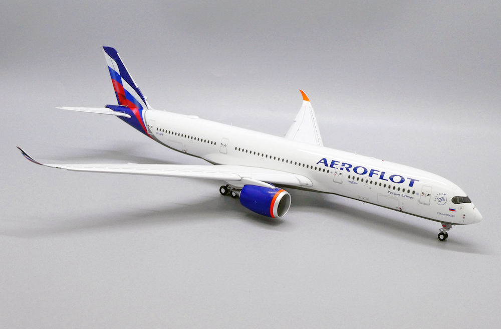 アエロフロート A350-900 ギア着脱可 Aviation 1/400 ロシア航空 アエロフロート 模型 飛行機 LED エアバス A350-900