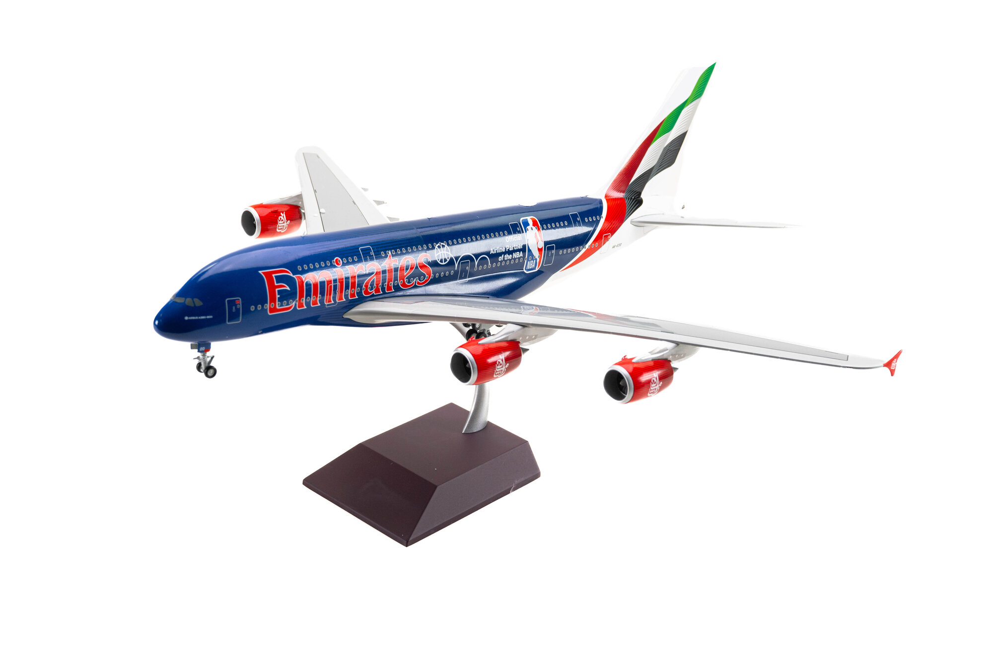 Emirates A380-800 エミレーツ NBA ジェミニ 公式 ジェミニジェッツ 1/400 エアバス A380-800 エミレーツ航空