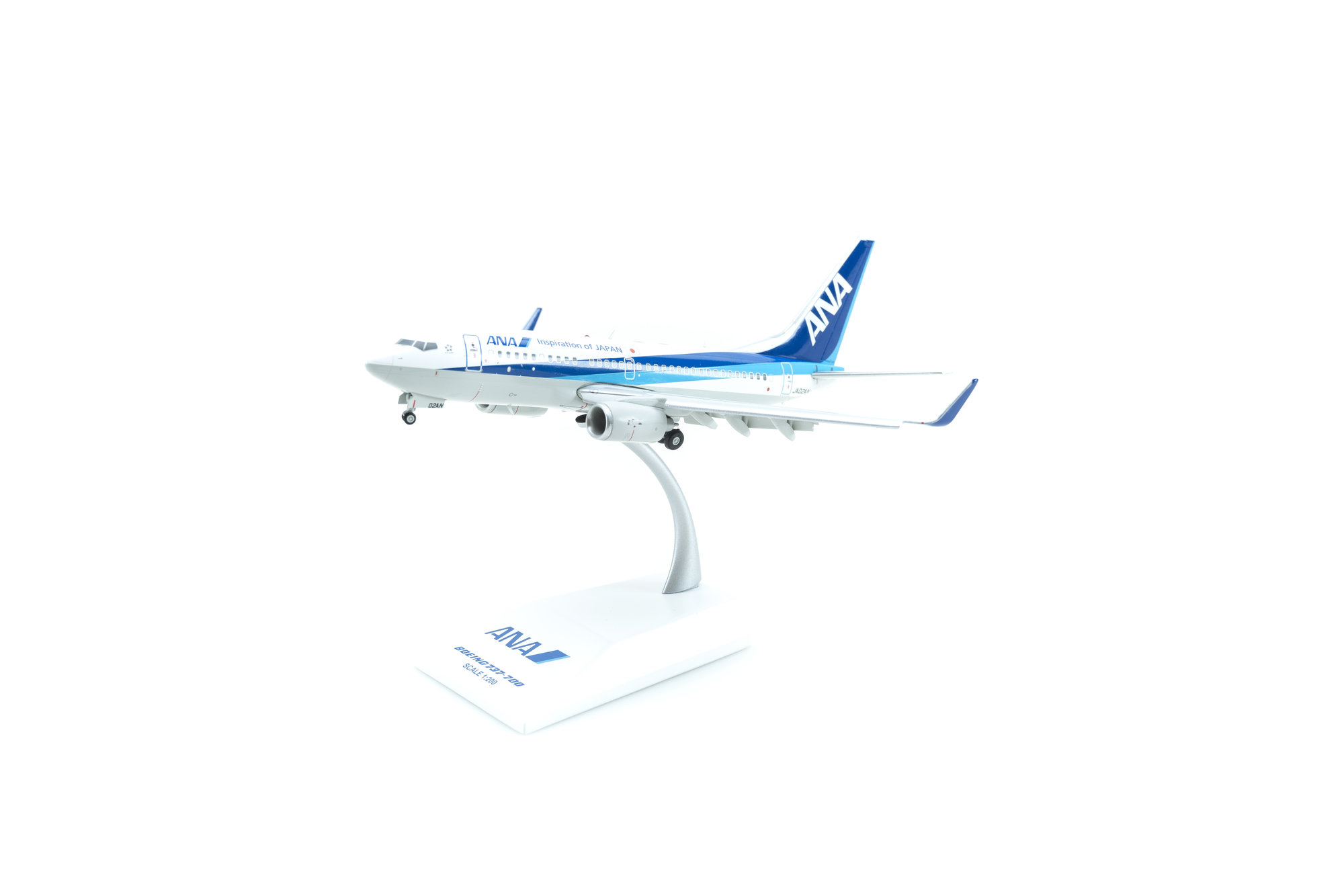 Boeing 737-700 ANA, flaps down, with limited edition