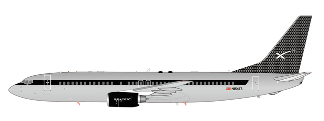 Boeing 737-800 SpaceX | Modelsnavigator.com