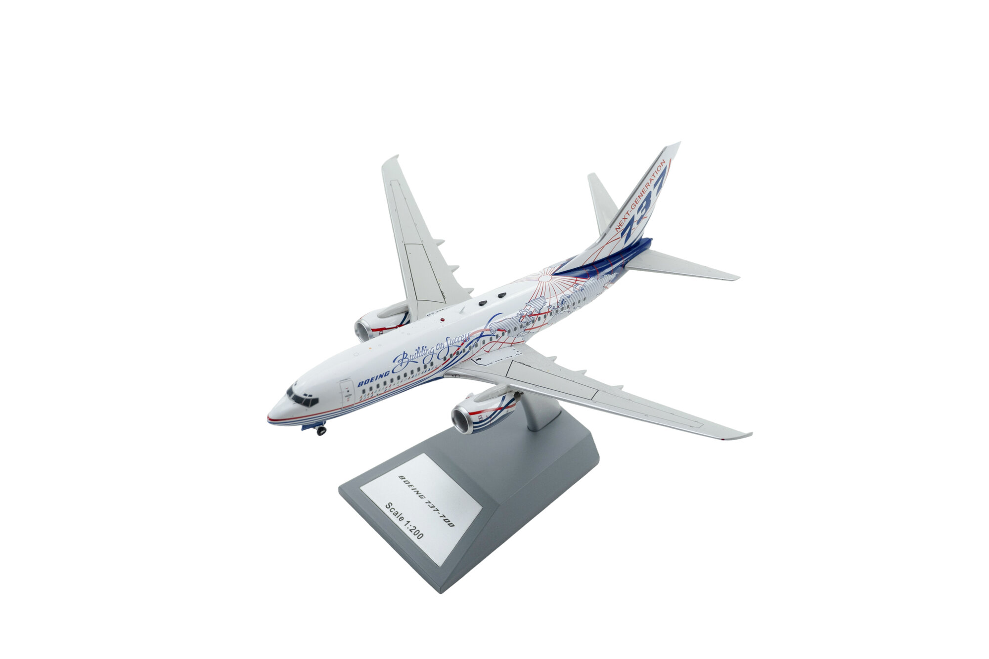 Boeing 737-800 1/200モデル　Boeing737ハウスカラー Boeing 737-800 1/200モデル Boeing737ハウスカラー - メルカリ