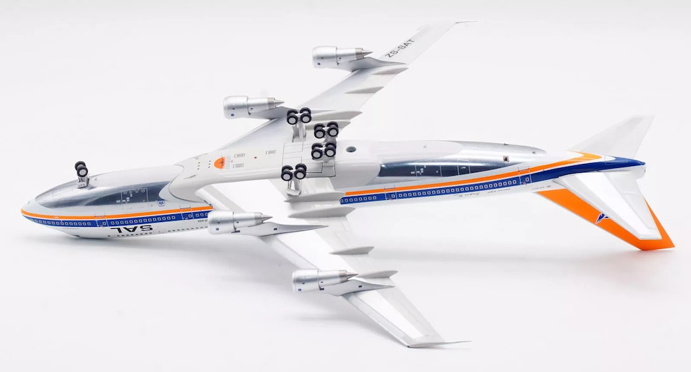 1/200 inflight200 B747sp サウスアフリカ航空 InFlight200 747-400 南アフリカ航空 ※ポリッシュ仕上げ ZS-SAW
