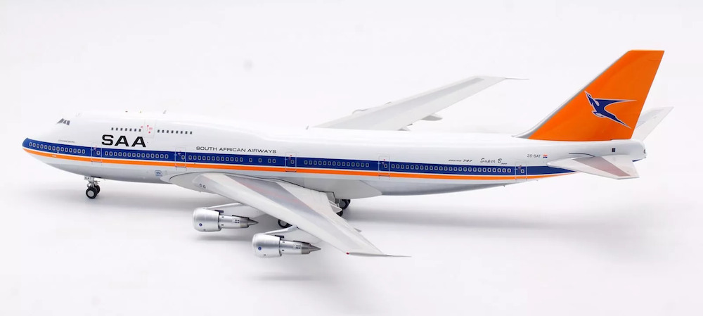1/200 inflight200 B747sp サウスアフリカ航空 InFlight200 747-400 南アフリカ航空 ※ポリッシュ仕上げ ZS-SAW