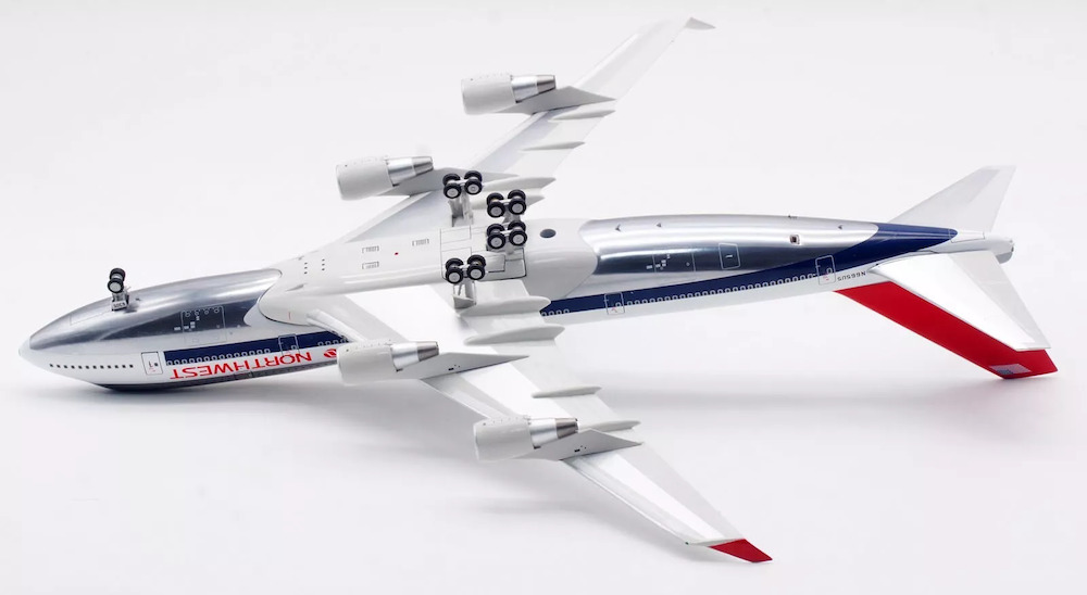 Boeing 747-400 Northwest Airlines Polished | Modelsnavigator.com