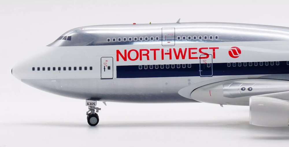 Boeing 747-400 Northwest Airlines Polished | Modelsnavigator.com