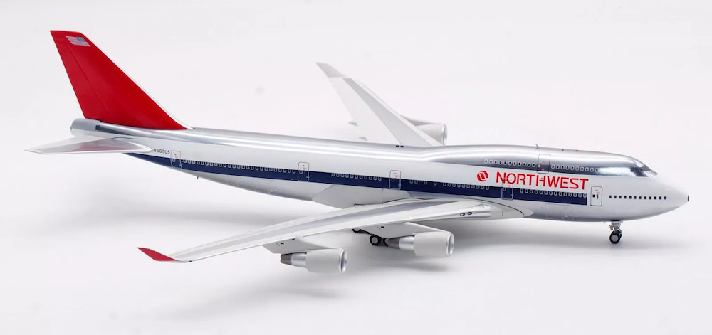 NORTHWEST AIRLINES ボーイング747-400 1/200 Boeing 747-400 Northwest Airlines Polished | Modelsnavigator.com