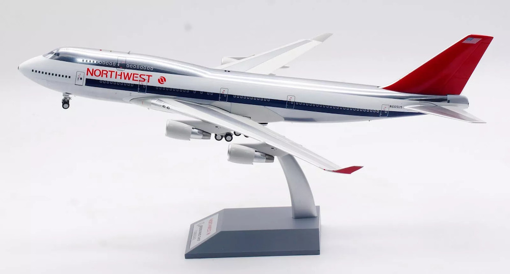 Boeing 747-400 Northwest Airlines Polished | Modelsnavigator.com