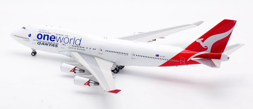 1/1着NEW Qantas航空／ボーイング747 カンタス航空、成田ラストの747シドニー便