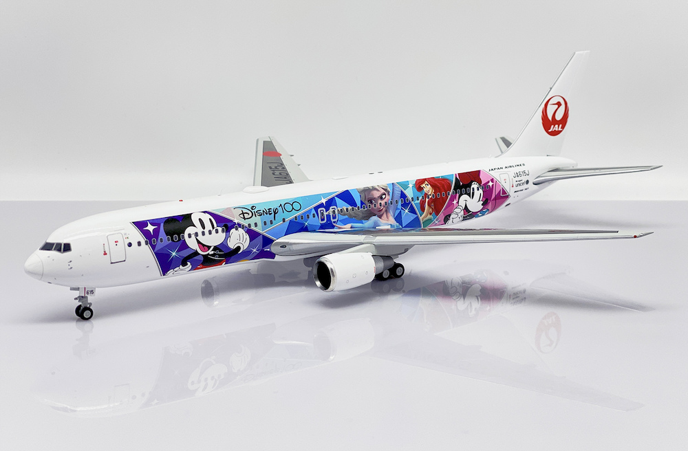 JAL、ディズニー100周年767のモデルプレーン