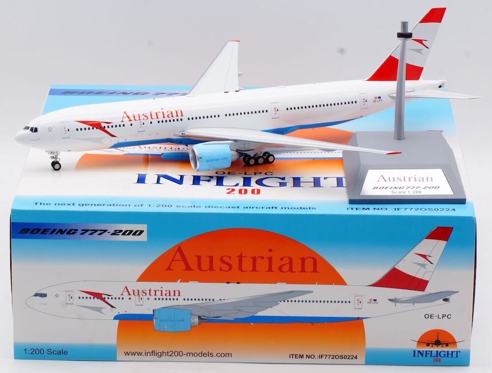 Austrian オーストラリア航空｜Boeing 777-200｜1:200 Austrian オーストラリア航空｜Boeing 777-200｜1:200 Austrian
