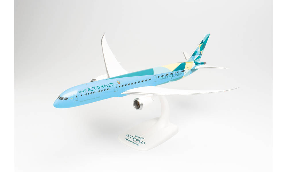 航空機・ヘリコプター ETIHAD Boeing 787 1/144 PACMIN United 787-9 Desktop Model in 1/144 Scale — The Model Shop