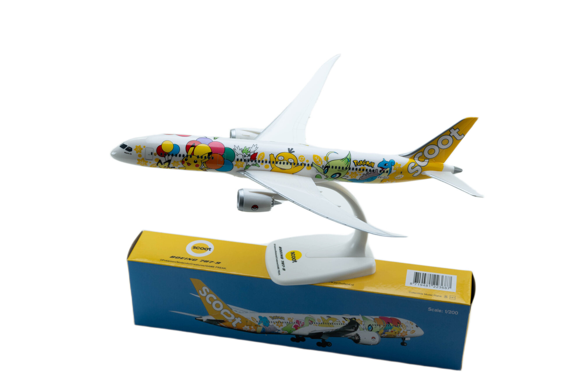 【希少】Phoenix scoot B787-9 Pockemon 1/400 www.JetCollector.com: Scoot 