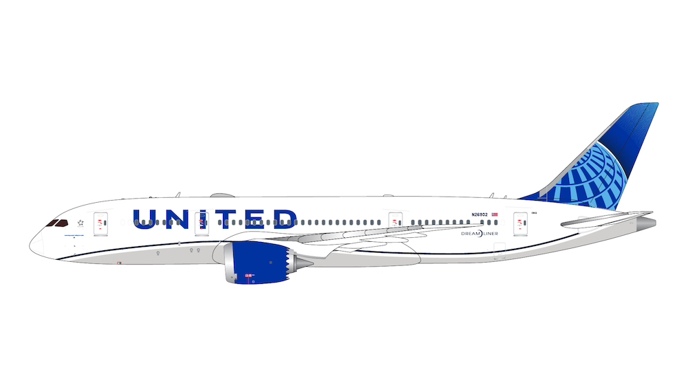 Boeing B7878 Dreamliner United Airlines