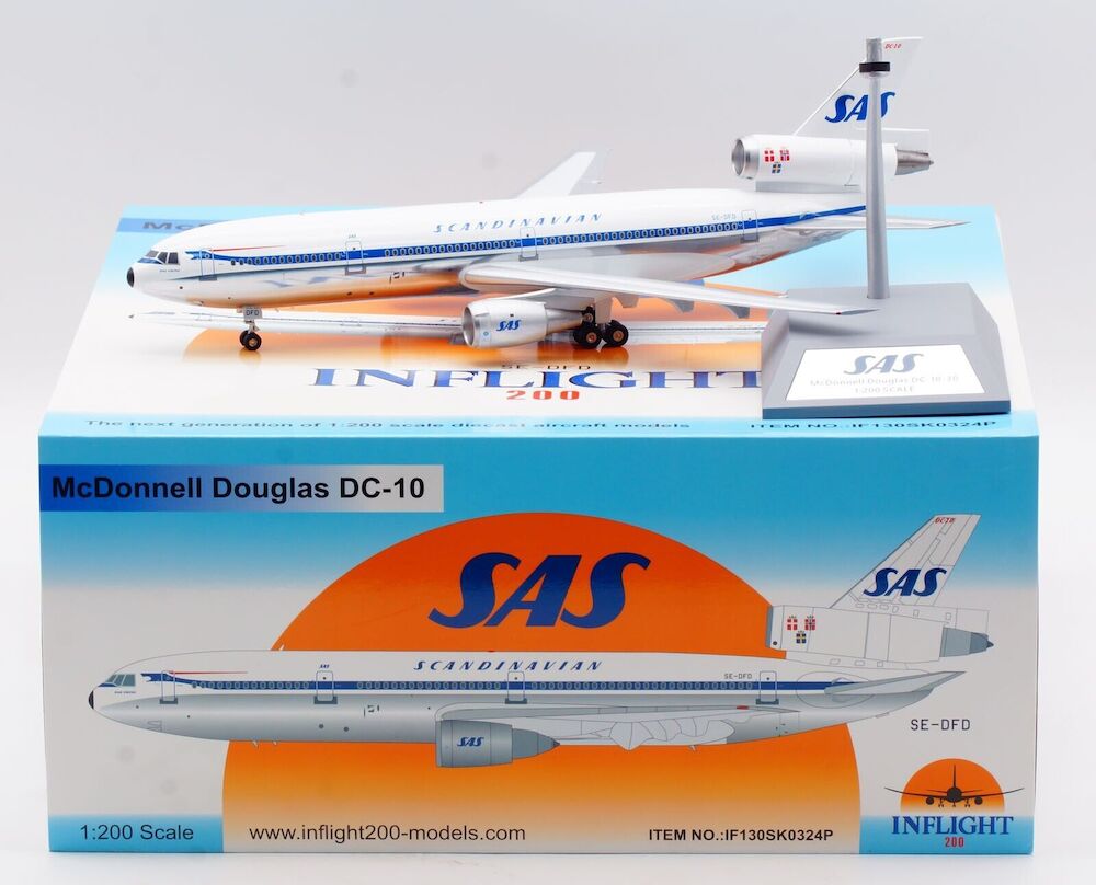 SAS DOUGLAS DC-10 1：500 飛行機 模型 スカンジナビア
