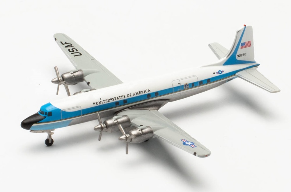 Douglas DC6B VC-118A USAF 1254th Air Tr. Wing Air Force One Douglas DC6B VC-118A USAF 1254th Air Tr. Wing Air Force One