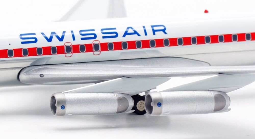 SWISSAIR スイスエア　Douglas DC-8-53　ヘルパ　1/200 SWISSAIR スイスエア Douglas DC-8-53 ヘルパ 1/200 - メルカリ