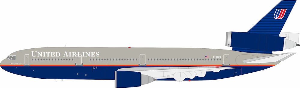 11150円 Mcdonnell Douglas DC10-30 United Airlines - 航空機