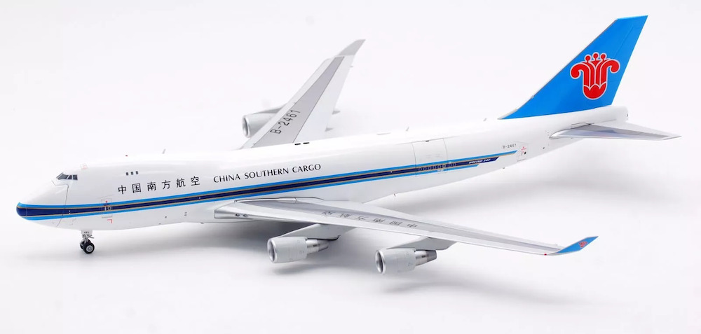 Boeing 747-400F Commercial Aircraft with Landing Gear 