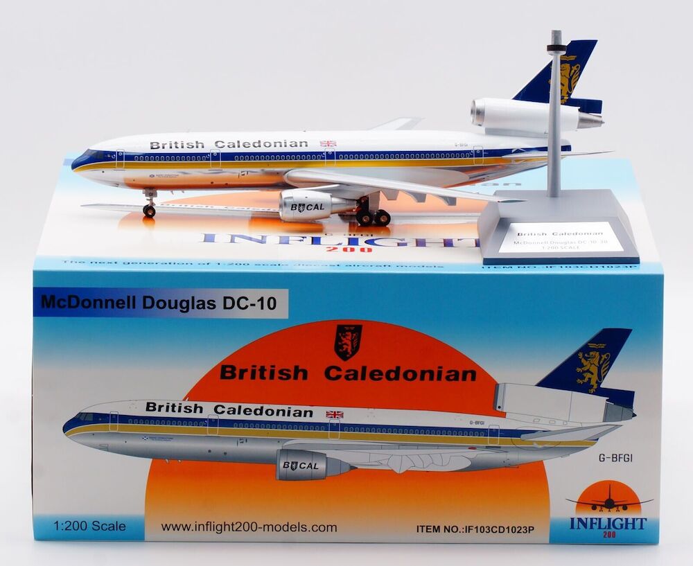 Douglas DC10-30 British Caledonian Airways G-BFGI Polished