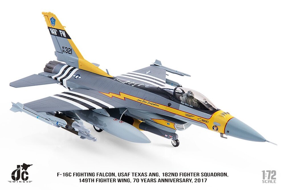 F16C Fighting Falcon USAF Texas ANG, 149th FW, 70 years