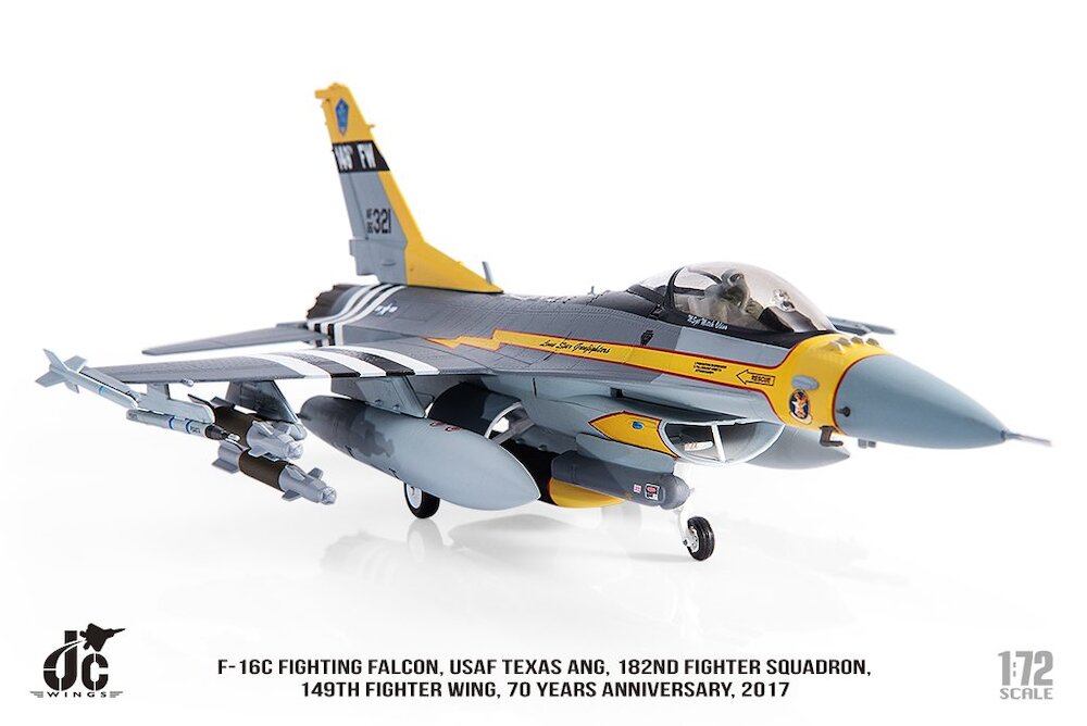 F16C Fighting Falcon USAF Texas ANG, 149th FW, 70 years