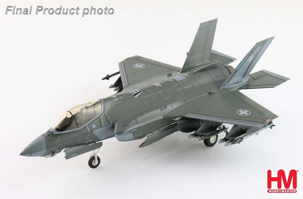 【未使用品】HOBBYMASTER F-35 LIGHTNINGⅡ HA4431 F35A Lightning II Swiss Air Force, 2023 | Modelsnavigator.com