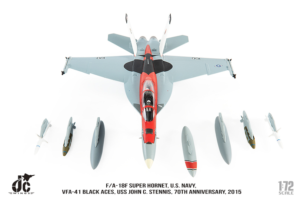 F/A18F Super Hornet US Navy, VFA-41 Black Aces, 70th