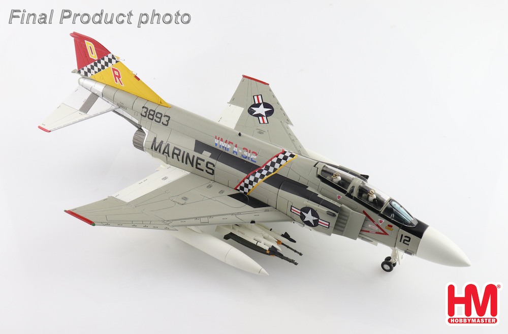 ホビーマスターMcDonnell Douglas F-4 Phantom II McDonnell Douglas F-4D Phantom II, USAF, 555th TFS, Steve