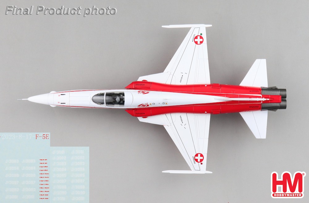 Northrop F-5E Tiger II Swiss Air Force, Patrouille Suisse