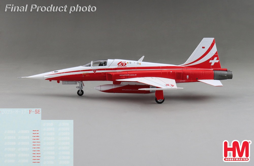 Northrop F-5E Tiger II Swiss Air Force, Patrouille Suisse 