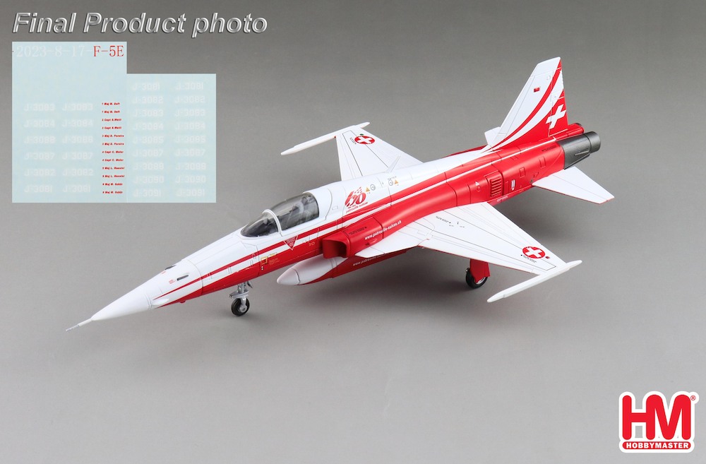 Northrop F-5E Tiger II Swiss Air Force, Patrouille Suisse
