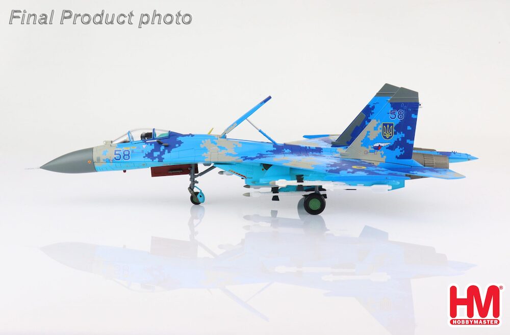Su-27SK Flanker-B 1:72 Diecast Model - Hobby Master HM