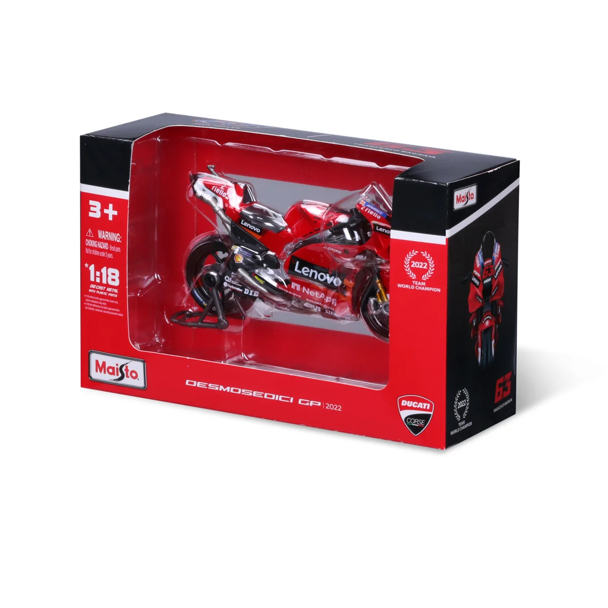 Ducati Lenovo team 2022, (#63 Francesco Bagnaia