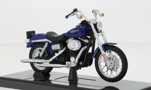 Maisto Harley Davidson FXDBI Dyna Street Bob blau 2006 Modelsnavigator